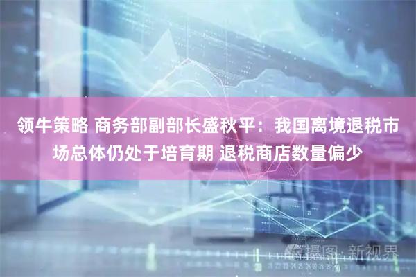 领牛策略 商务部副部长盛秋平：我国离境退税市场总体仍处于培育期 退税商店数量偏少