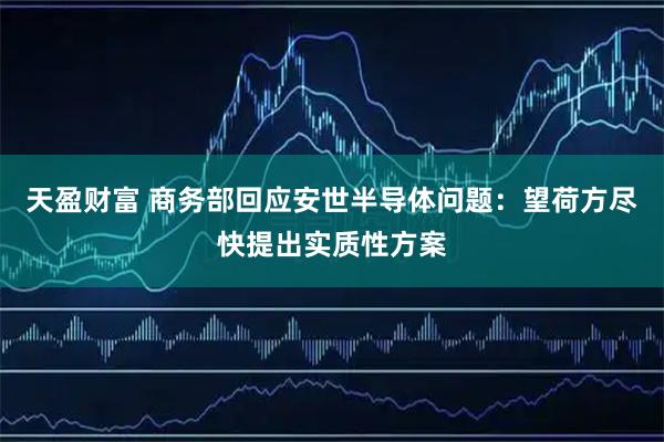 天盈财富 商务部回应安世半导体问题：望荷方尽快提出实质性方案