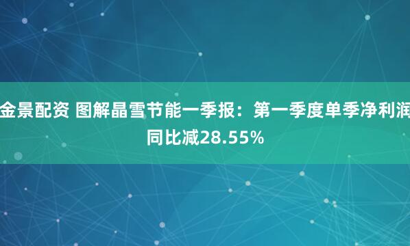金景配资 图解晶雪节能一季报：第一季度单季净利润同比减28.55%